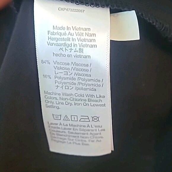 Madewell Layton Black Midi Slip Dress Women’s 8 90s Grunge Fall Layering EUC - Picture 6 of 9